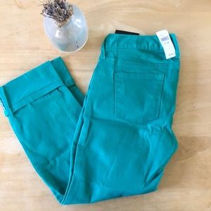 Aqua Stretch Banana Republic Jeans- brand new!